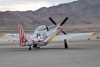 N151TF @ KLSV - Provenance Fighter Sales Inc. - Las Vegas, Nevada / 1965 North American F-51D Mustang 'Tempus Fugit' - Aviation Nation 2006 - by Brad Campbell