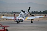 N151TF @ KLSV - Provenance Fighter Sales Inc. - Las Vegas, Nevada / 1965 North American F-51D Mustang 'Tempus Fugit' - Aviation Nation 2006 - by Brad Campbell