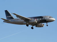 N521NK @ DTW - Spirit - by Florida Metal