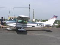 G-IOPT @ EGTR - Cessna filling up at Elstree - by Simon Palmer