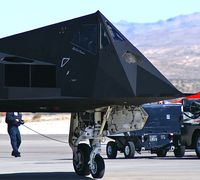 80-0787 @ KLSV - Lockheed / USAF / F-117A Nighthawk (cn A.4012) / Aviation Nation 2006 - by Brad Campbell