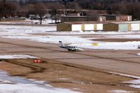 N323E @ DPA - Gear stuck in transit, landing runway 15 with fire trucks standing by.  Good job.