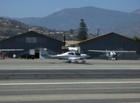 N466PS @ SZP - 2005 Diamond DA 40-180 DIAMOND STAR, Lycoming IO-360 180 Hp, taxi to Rwy 22 - by Doug Robertson
