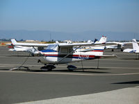 N227M @ SQL - Skyway Partners 1964 Cessna 172E in sunshine @ San Carlos, CA - by Steve Nation