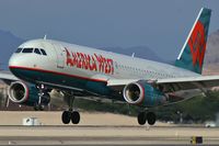 N678AW @ KLAS - America West Airlines / 2005 Airbus A320-232
