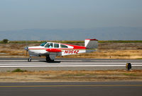 N1354Z @ SQL - 1961 Beech N35 beginning take-off run @ San Carlos, CA - by Steve Nation