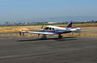 N4319D @ SQL - Arch Aviation 1983 Piper PA-28-181 running-up @ San Carlos, CA - by Steve Nation