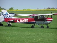 G-BABD @ EGBK - Cessna FRA150L visiting Sywell - by Simon Palmer