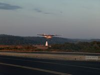 UNKNOWN @ KPVF - Takeoff at dusk, with retractable landing gear. - by Discombobulato