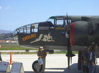 N3476G @ CMA - 1944 North American B-25N MITCHELL 'Tondelayo'-name since 2002, as NL3476G, two Wright Cyclone R-2600s 1,700 Hp each, Limited class, nose art - by Doug Robertson