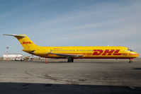 N970AX @ CYYC - Airborne Express DC9 in DHL colors - by Yakfreak - VAP