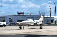 N40JK @ KMIV - On transient ramp. (scanned from small photo) - by J Hevesi