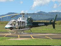 N288WS @ LIH - Will Squyres Helicopter on the ramp. - by Jonathan Miller