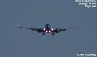 UNKNOWN @ RDU - Southwest flight turning on final - by Paul Perry