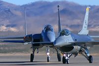 88-0492 @ KLSV - Lockheed Martin / USAF / F-16C Fighting Falcon (cn 1C-94) / Aviation Nation 2006 - by Brad Campbell