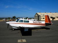 N201QH @ PRB - 1977 Mooney M20J visiting from Fresno @ Paso Robles, CA - by Steve Nation