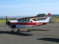N5402A @ PRB - S&K LLC (Wichita, KS) 1985 Cessna P210R minus cowling panels @ Paso Robles, CA - by Steve Nation
