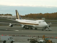 9V-SFO @ ANC - B747-412F/Singapore Airlines/Anchorage - by Ian Woodcock