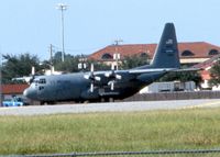 87-9286 @ MXF - C-130H shot from highway using 600mm lens with 2X teleconverter.  Long distance! - by Glenn E. Chatfield