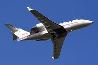 N1090X @ ROC - Xerox's Challenger departs r/w 22