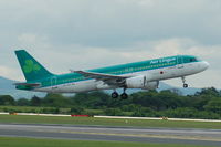 EI-CVD @ EGCC - Aer Lingus - Taking off - by David Burrell