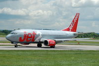 G-CELV @ EGCC - Jet2.com - Taxiing - by David Burrell