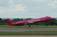 HB-JVG @ EGCC - Helvetic - Taking off - by David Burrell