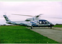 F-GING @ LFPN - With the logo of Heli-Union