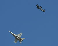 N240CA @ LAL - F-4U and F-18 - by Florida Metal