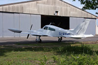 G-AYND @ EGHH - Cessna 310Q - by Les Rickman