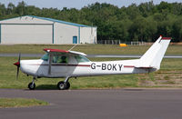G-BOKY @ EGHH - Cessna 152 11