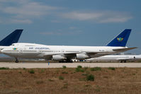 5B-AUD @ ATH - Air Universal Boeing 747-200 - by Yakfreak - VAP