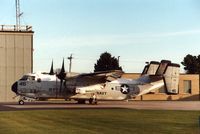 162167 @ CID - C-2A on the Rockwell-Collins ramp - by Glenn E. Chatfield