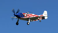 N51DY @ KAPA - Great Paint Job on Only in America Mustang landing 17L - by John Little