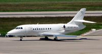 OE-HKY @ LSGG - Falcon 2000 - by Terry Fletcher