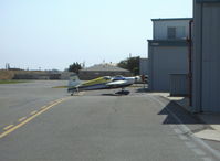 N111CD @ SZP - 1999 Zivco EDGE 540 Aerobatic, Lycoming AEIO-540 330 Hp, taxi to hangar after landing Rwy 22, Vickie cruse-Member 2007 USA Unlimited Aerobatic Team - by Doug Robertson