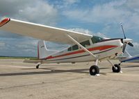 N5418E @ HDO - 1979 Cessna A185F Skywagon 185, c/n 18503968, The EAA Texas Fly-In - by Timothy Aanerud