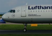 D-AIRK @ EGCC - lufthansa arrival - by mike bickley