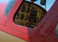 N195H @ SZP - 1948 Cessna 195 BUSINESSLINER, Jacobs R755-A2 radial 300 Hp, panel - by Doug Robertson
