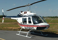 N1086G @ DAN - 1980 Bell 206B in Danville Va. - by Richard T Davis