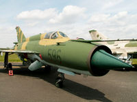 596 - Mikoyan-Gurevich MiG-21-M/Preserved/Berlin-Gatow - by Ian Woodcock