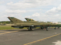 23 77 - Mikoyan-Gurevich MiG 21UM/Preserved/Berlin-Gatow - by Ian Woodcock