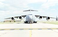 97-0047 @ CID - C-17A parked on taxiway D - by Glenn E. Chatfield