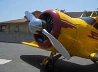 N79484 @ SZP - 1943 Beech D17S STAGGERWING, P&W R-985 Wasp Jr. 450 Hp, chrome prop & spinner - by Doug Robertson