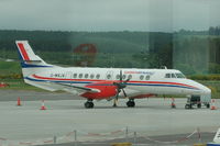 G-MAJA @ INV - Eastern Airways - (Glass reflection inside Lounge) - by David Burrell