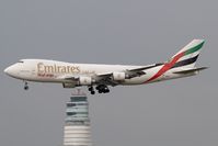 N408MC @ VIE - Emirates B747-400
