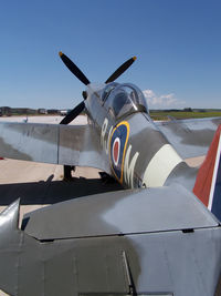 N308WK @ KAPA - Spitfire from the back - by Bluedharma