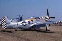 N5551D @ OSH - P-51D 44-73683 at the EAA Fly In - by Glenn E. Chatfield