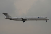 TF-JXC @ ATH - Blueline MD80