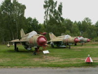 848 - Mikoyan-Gurevich MiG-21 bis/Cottbus Museum-Brandenburg (848--with 981 and 653 alongside) - by Ian Woodcock